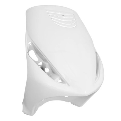 Tablier avant adaptable blanc brillant pour scooter Piaggio Zip 50 2T