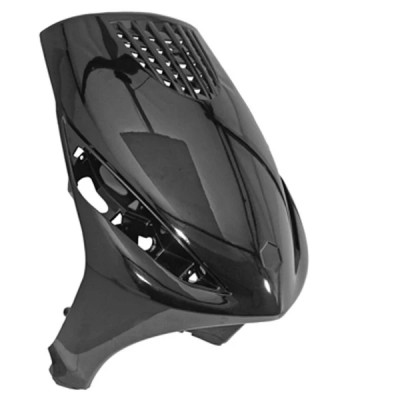 Tablier avant adaptable noir brillant pour scooter Piaggio Zip 50 2T
