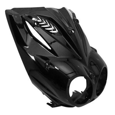Tablier avant adaptable noir brillant pour scooter MBK Stunt / Yamaha Slider 2005 et après