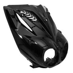 Tablier avant adaptable noir brillant pour scooter MBK Stunt / Yamaha Slider 2005 et après