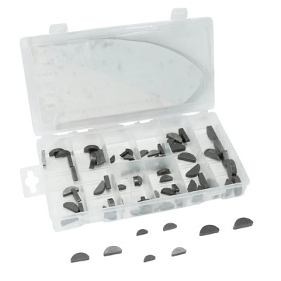 Clavette demi-lune adaptable assortiment de 80 pièces