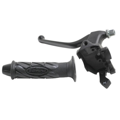 Levier d'embrayage adaptable noir pour moto 50 Rieju 50 RS1, RS2 - Peugeot 50 XR6 - Derbi 50 GPR