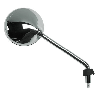 Rétroviseur droit chrome adaptable homologué CE Piaggio 125-300 Vespa LXV 2010+, GTV 2009-2013, Liberty 50-125 2006-2012