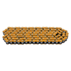 Chaine moto adaptable renforcée orange 134 maillons
