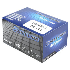 Chambre à air adaptable 8 pouces 3.50 à 4.00 x 8 valve droite