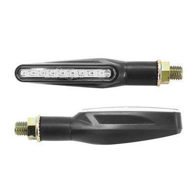 Clignotant adaptable LED séquentiel homologué (la paire) pour moto, scooter, quad, mobylette