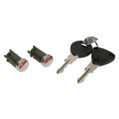 Kit 2 barillets à clé adaptable diamètre 13mm pour scooter Piaggio Zip 50 4T, Typhoon 50 2011+, Liberty, Fly 2T et 4T