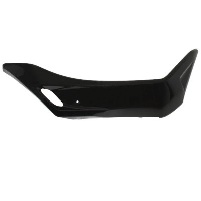 Bas de caisse droit noir brillant adaptable 125cc Honda PCX 2009-2013