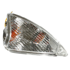 Clignotant avant droit adaptable transparent homologué CE pour scooter Piaggio Liberty 50 2T-4T après 2009