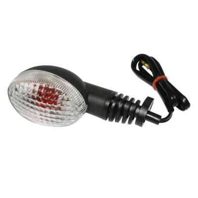 Clignotant adaptable transparent-noir arrière gauche / avant droit (homologué CE) pour 50 à boîte Derbi GPR 2002-2003 Replica / MBK X Power / Yamaha TZR (756896)