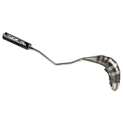 Pot d'échappement Voca Racing passage haut silencieux alu noir Rieju MRT 50 à boîte