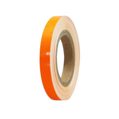 Liseret de jante Tun'r 7mm (6m) orange fluo avec outil applicateur
