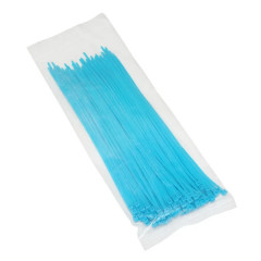 Collier de serrage adaptable bleu Rilsan 2,6mm x 200mm (x100)