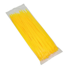 Collier de serrage adaptable jaune 3,6x250mm (x100)