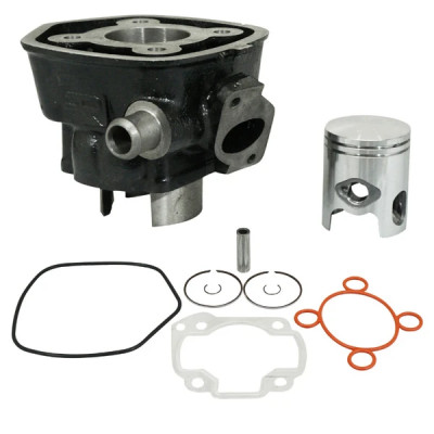 Cylindre DR Racing Parts Fonte pour MBK 50 Nitro, Mach G/Yamaha 50 Aerox, Jog R/Malaguti 50 F12, F15 Liquide/Aprilia 50 SR Liquide