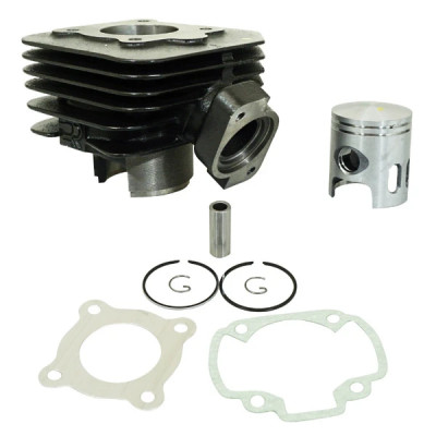 Cylindre scooter DR Racing Parts fonte pour Peugeot 50 TKR, Trekker, Speedfight Air, Vivacity, Buxy, Squab, Zenith, Elyseo