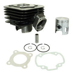 Cylindre scooter DR Racing Parts fonte pour Peugeot 50 TKR, Trekker, Speedfight Air, Vivacity, Buxy, Squab, Zenith, Elyseo