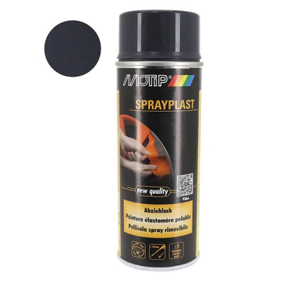 Bombe peinture Motip Carbone Brillant aerosol 400 ml (396540)
