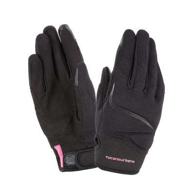 Gants printemps/été Tucano Urbano Miky Lady noir taille L homologué EN 13594:2015-CE