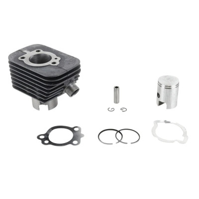 Kit cylindre fonte adaptable Ø38.4mm pour cyclomoteur Piaggio Ciao PX (axe Ø10)