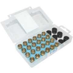 Galets Polini 16x13 6,5-7,0-8,0-9,0g (4 jeux de 6) pour Peugeot 50 TKR, Trekker, Speedfight, Buxy, Vivacity - Piaggio 50 Zip, Typhoon, NRG 1994-1999 - Kymco 50 Dink, People, Top-Boy (242.414)