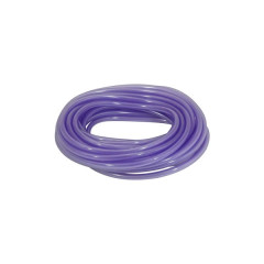 Durite essence adaptable double épaisseur 5x9 violet translucide résistant aux hydrocarbures, UV et chaleur (rouleau 10m)