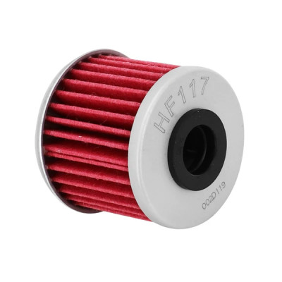 Filtre à huile Hiflofiltro HF117 (38x36mm) pour Honda 700 Integra 2012-2014, 750 Integra 2014+, X ADV 2017+, 1000 Africa Twin 2016+