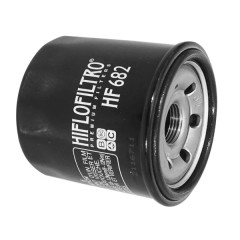 Filtre à huile Hiflofiltro HF682 adaptable Hyosung 450 TE 2008-2011, Benelli 702 TRK 2023+, CF Moto 450 MT 2024+, 650 MT 2015-2023 (68x69mm)