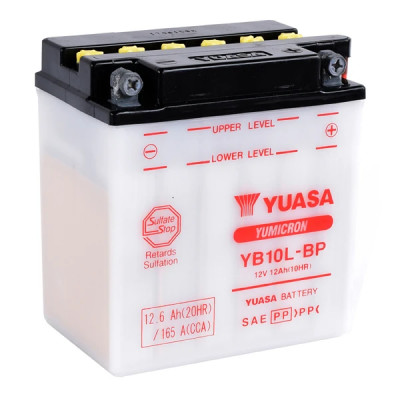 Batterie Yuasa YB10L-BP 12V-12Ah pour maxi-scooter Piaggio X8 / X9 125