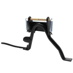 Béquille centrale Buzzetti noire adaptable Piaggio 50 ZIP 2T, ET2, Vespa LX 2T, Fly 2T, Free