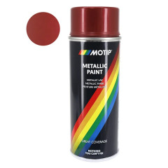 Bombe de peinture Motip rouge métal 04045 400ml