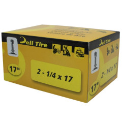 Chambre à air adaptable 17 pouces 2/2 1/4-17 (2.00/2.25-17) valve TR4