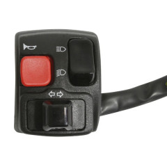 Commodo gauche Domino adaptable MBK 50 Booster, NG, Stunt, Yamaha 50 BWS, BW Bump, Slider à partir de 2000