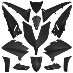 Kit carrosserie TNT noir mat 14 pièces pour maxi-scooter Yamaha T-Max 530cc 2015-2016
