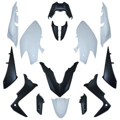 Kit carrosserie TNT 15 pièces blanc compétition Yamaha TMAX 530cc 2017-2019 SX/DX