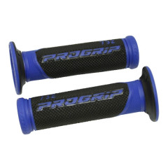Revêtement poignée ProGrip 732 bleu/noir double densité 125mm (la paire)
