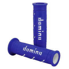 Revêtements poignée Domino bi-composants bleu / blanc 120mm / 125mm A250