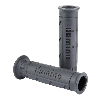 Revêtements poignée Domino bi-composants noir/antracite A250 open end 120-125mm (la paire)