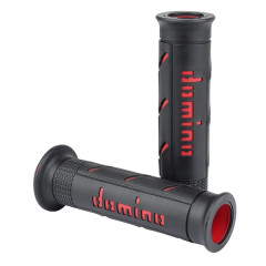 Revêtements poignée Domino bi-composants noir / rouge A250 open end 120-125mm