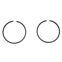 Segments adaptable 1,2mm pour piston 50 à boîte Moteur Euro 2 et 3 (vendu par 2) compatibles Derbi Senda, GPR, Gilera RCR, SMT