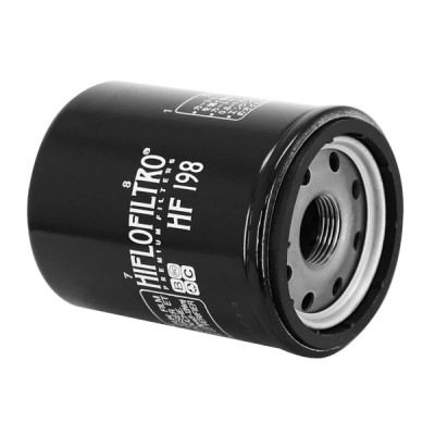 Filtre à huile Hiflofiltro HF198 adaptable pour Victory Hammer 1634 2006-2008, Polaris Ranger 570 2019-2021, Indian FTR 1200 2019