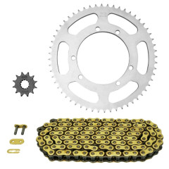 Kit chaîne Afam 428 12x56 Démultiplication d'origine pour Sherco 50 Enduro 2003 et modèles suivants