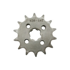 Pignon 14 dents Teknix 428 adapté pour Derbi 50 Senda/GPR/GSM après 1999