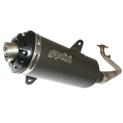 Pot inox noir Polini 125 SYM Joymax 125i après 2015 - Réf: 190.0058