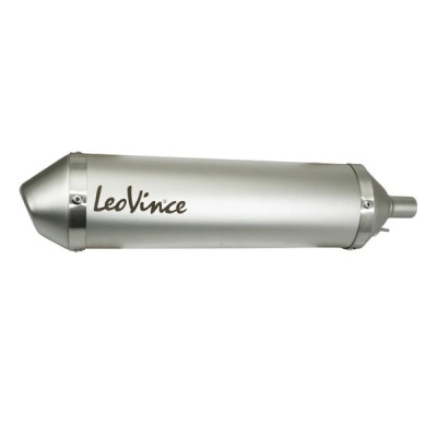 Silencieux Leovince INOX ALU (HOMOLOGUE) pour moteur 50 à boite DERBI SENDA SM X-TREME 2002>2012 (REF 303228471R)