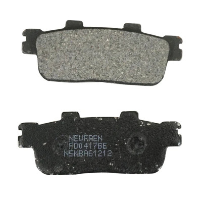 Plaquettes de frein Newfren ELITE ORGANIQUE AR pour KYMCO 50 PEOPLE S 2006-2008, PEUGEOT 125 LXR 2010, SYM 125 GTS 2006-2020, 125 JOYMAX SPORT 2016, 200 HD EVO 2011 (FD0417BE)