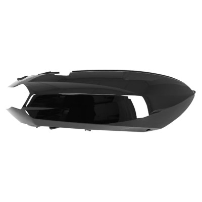 Coque arrière droite Tun'r noir verni (peint) pour scooter Peugeot Kisbee 2T-4T