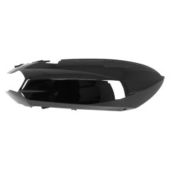 Coque arrière droite Tun'r noir verni (peint) pour scooter Peugeot Kisbee 2T-4T