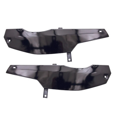 Capotages latéraux adaptable noir pour mobylette MBK 51 (x2)
