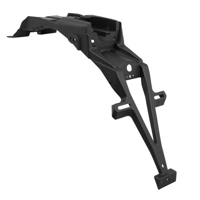 Support de plaque / bavette RIEJU noir OEM 0-000.060.5110 pour moto RIEJU MRT / MRT PRO / 125 Marathon